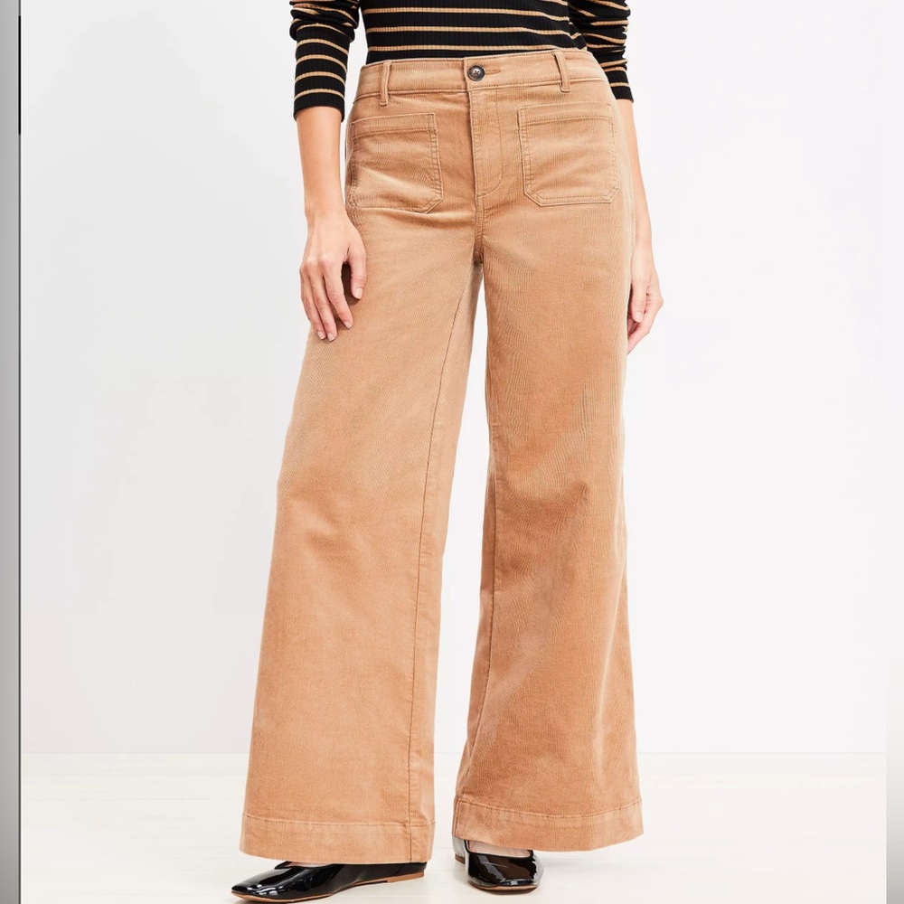 Ann Taylor Loft Palmer Wide Leg Pant.